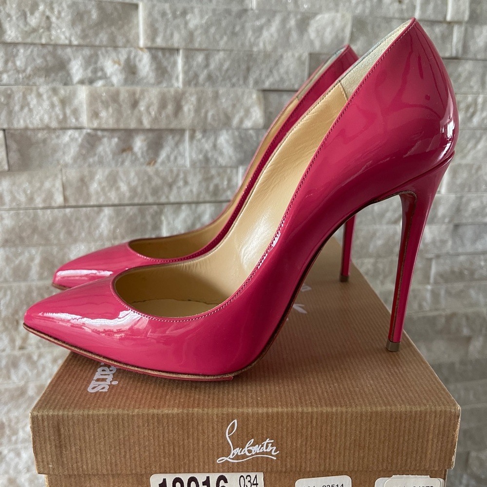 Authentic Christian Louboutin Pigalle 100 BonBon